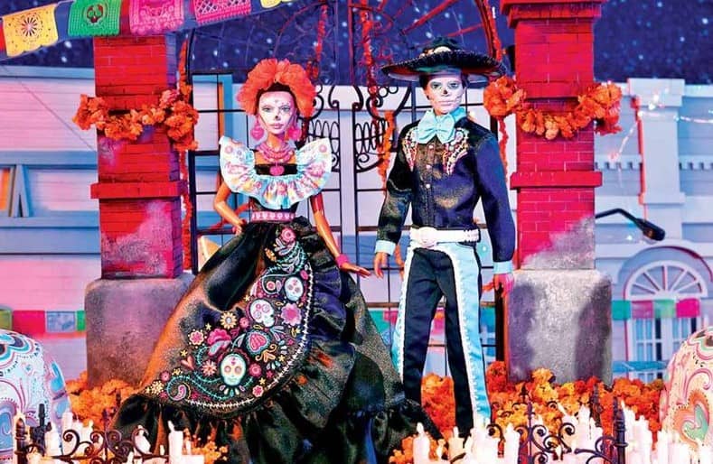 Barbie y Ken Día de Muertos 2024 se adelantaron a la tradición