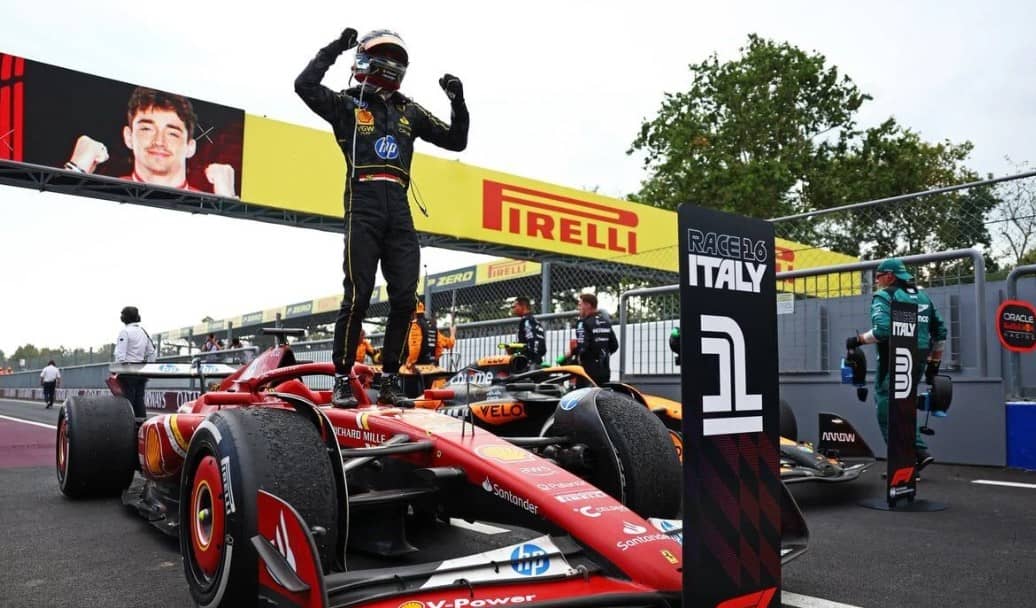 ¡Charles Leclerc da triunfo a Ferrari en Italia! 'Checo' fue octavo