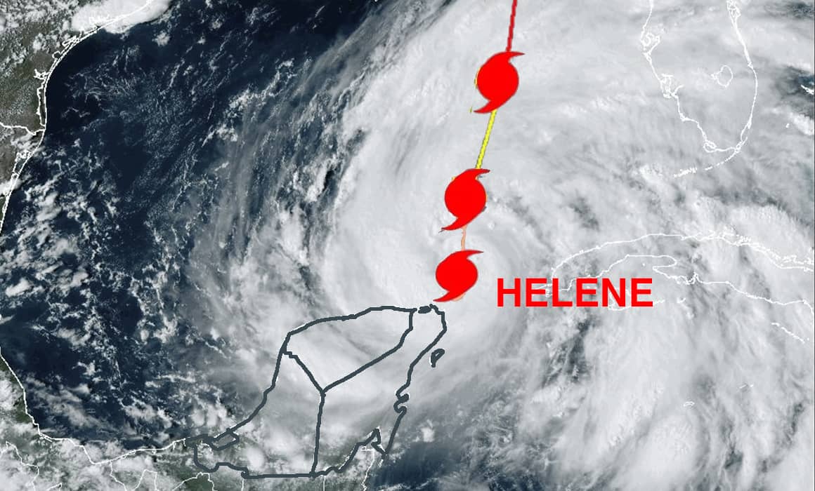 Ciclón tropical John y el huracán Helene mantendrán lluvias en gran parte de México