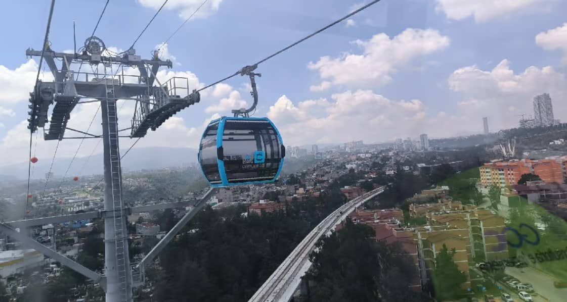 A Santa Fe en solo 20 minutos, la ilusión que la Línea 3 del Cablebús hace realidad