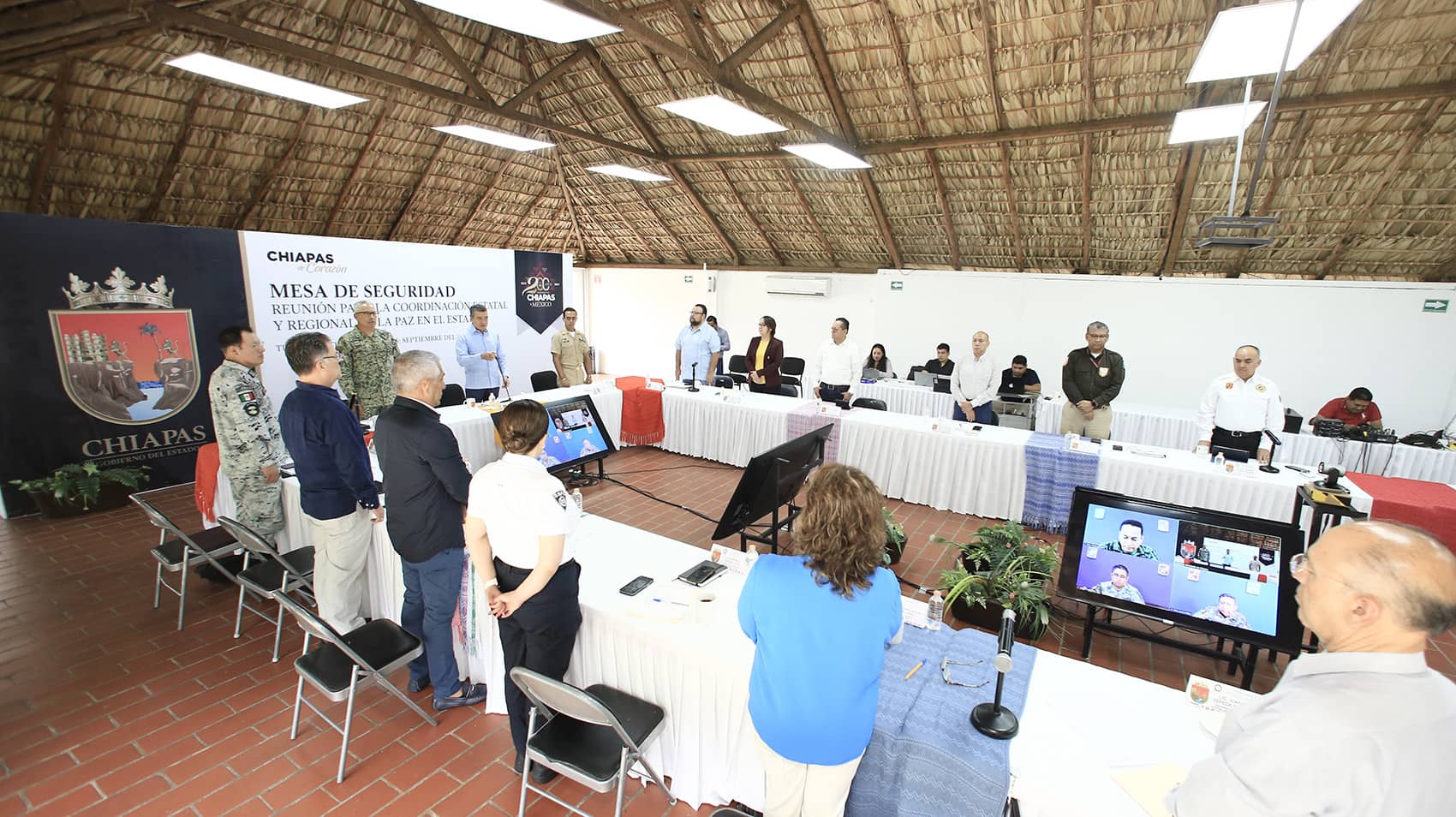 Reconoce Rutilio Escandón comportamiento civilizado del pueblo de Chiapas durante fiestas patrias