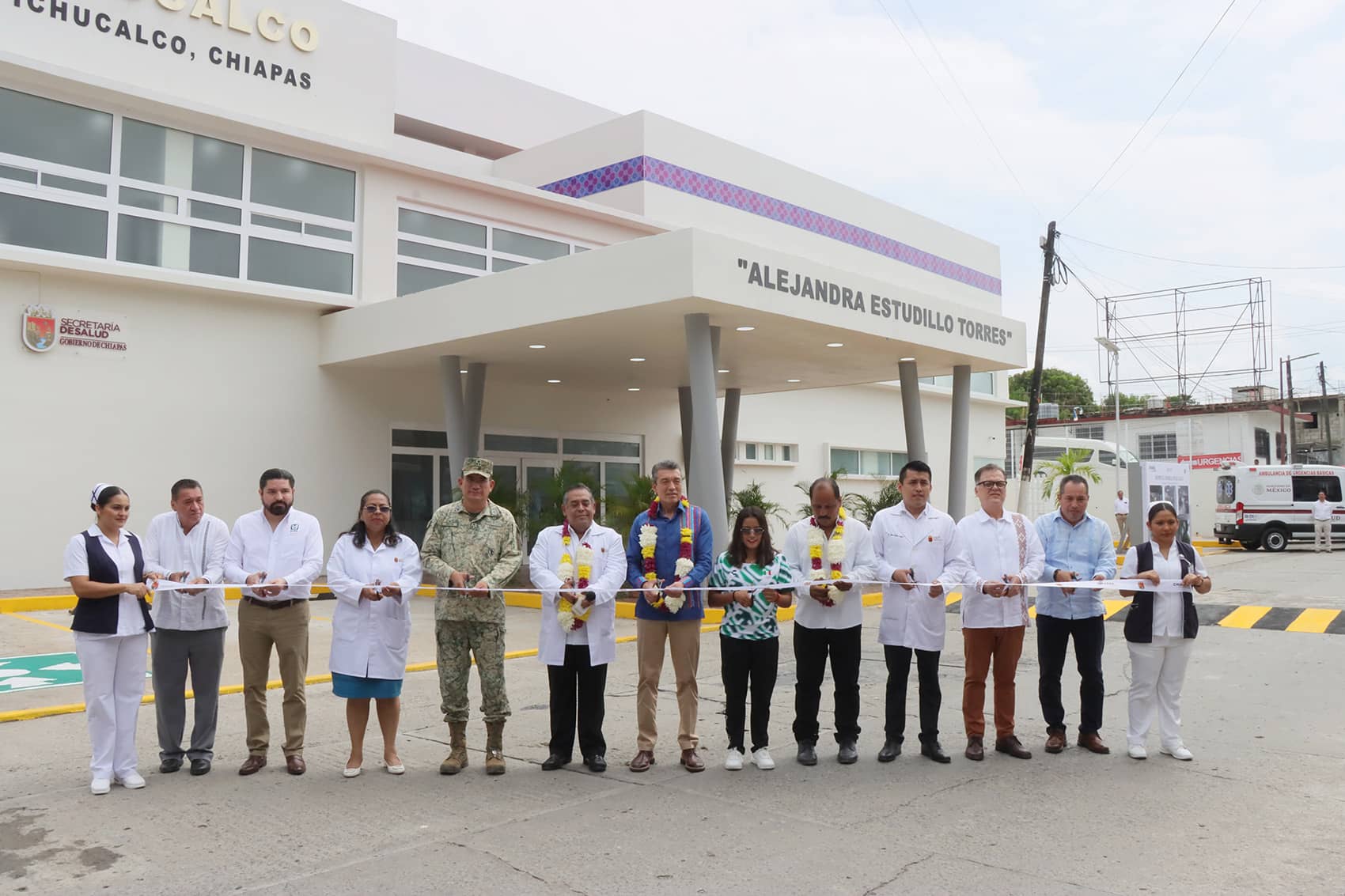 Rutilio Escandón inaugura reconversión del Hospital General de Pichucalco Alejandra Estudillo Torres