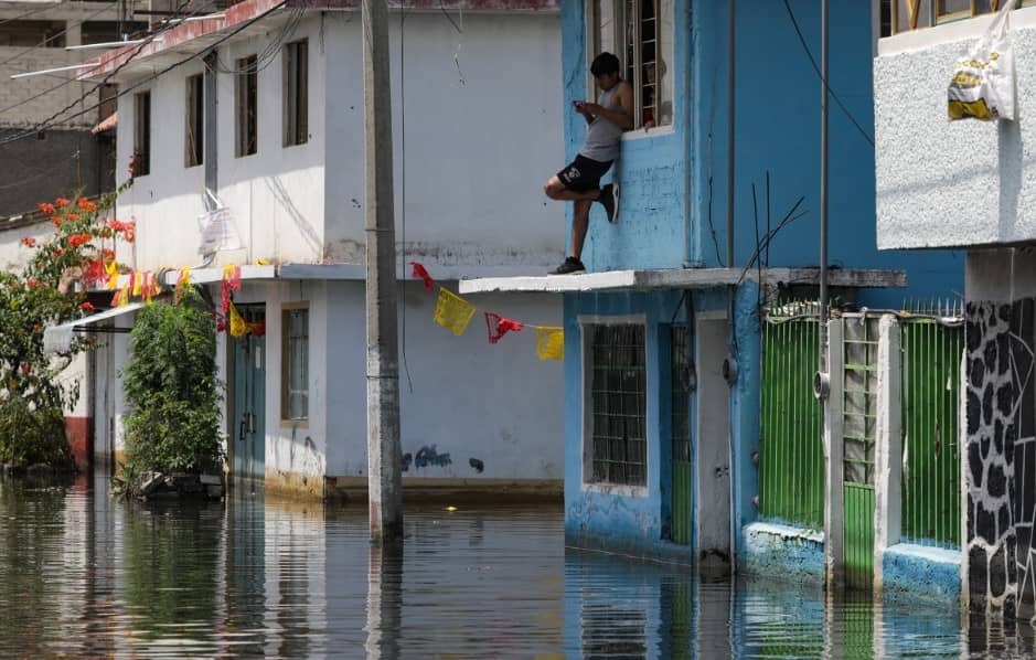 Cae lluvia y en cinco minutos estamos otra vez hasta el tope”