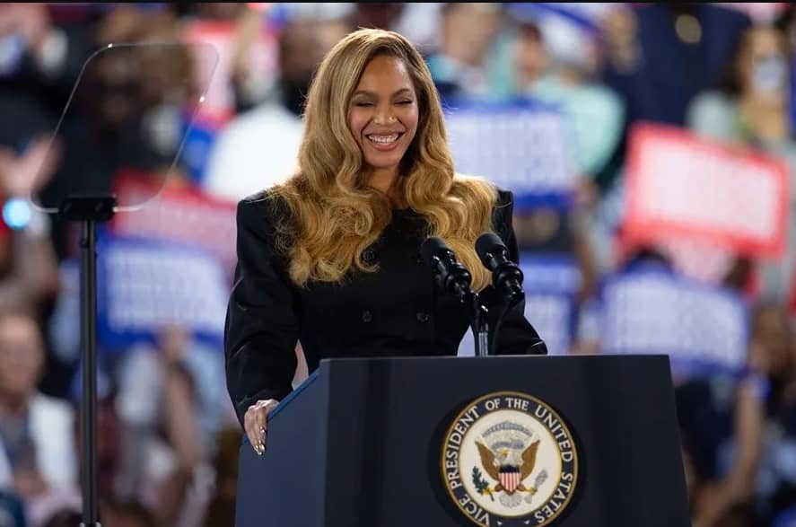 Kamala Harris agradece a Beyoncé tras mostrarle su apoyo durante un mitin