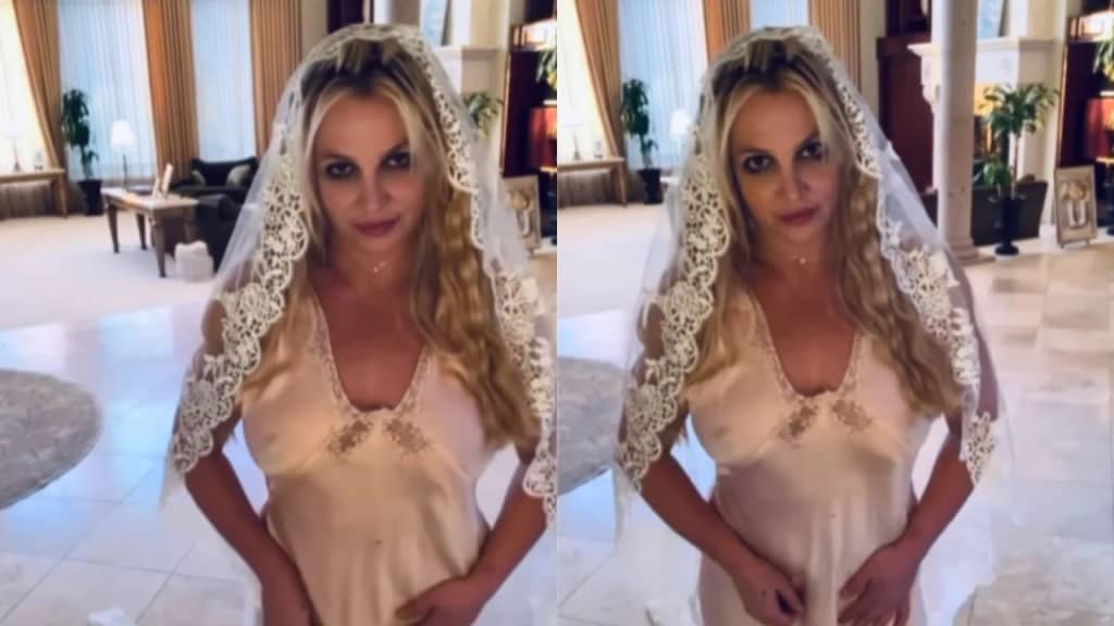 ¿Britney Spears se volvió a casar? La cantante aparece vestida de novia y confunde a sus fans