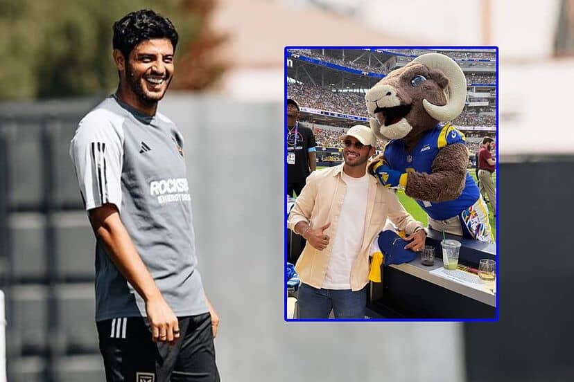 Carlos Vela no 'aparece' en el LAFC, pero en la NFL es "El Rey"