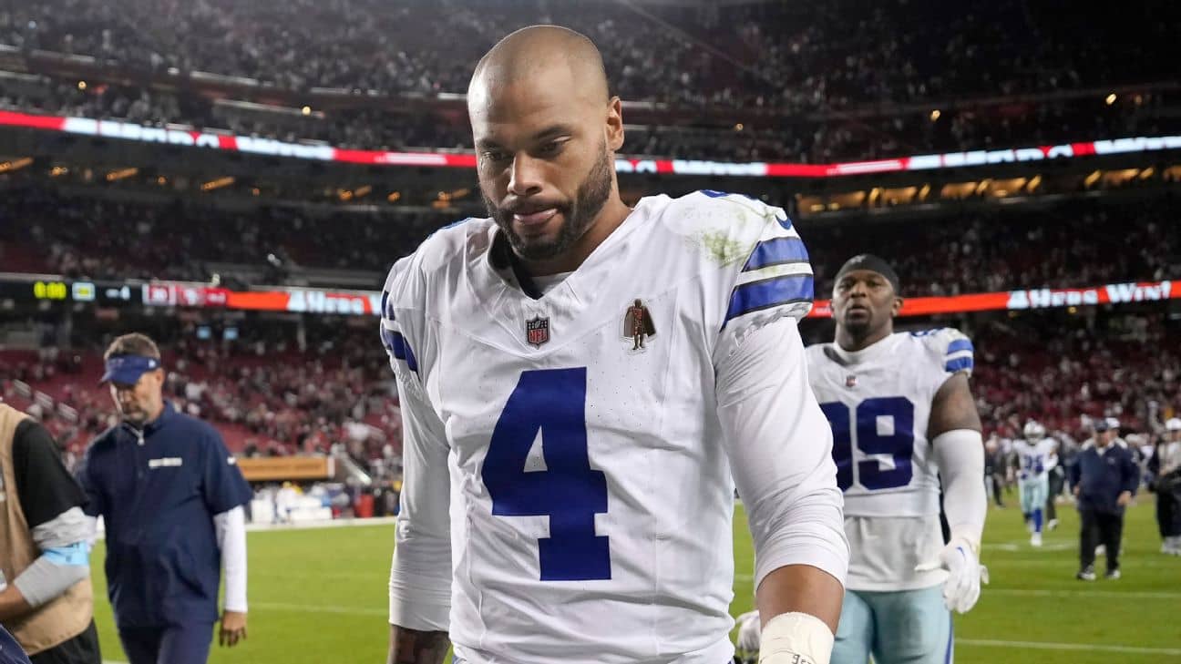 Dak Prescott y Dallas Cowboys, cuestionados por Jerry Jones tras lamentable temporada 2024 en la NFL