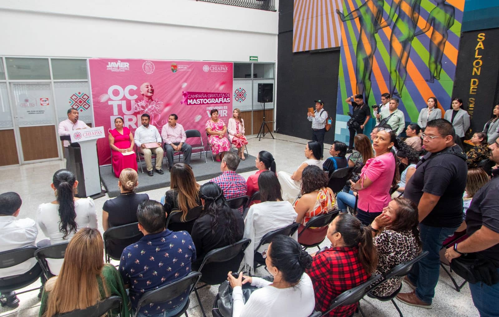 Diputado Javier Jiménez inaugura campaña de mastografías gratuitas en Congreso del Estado