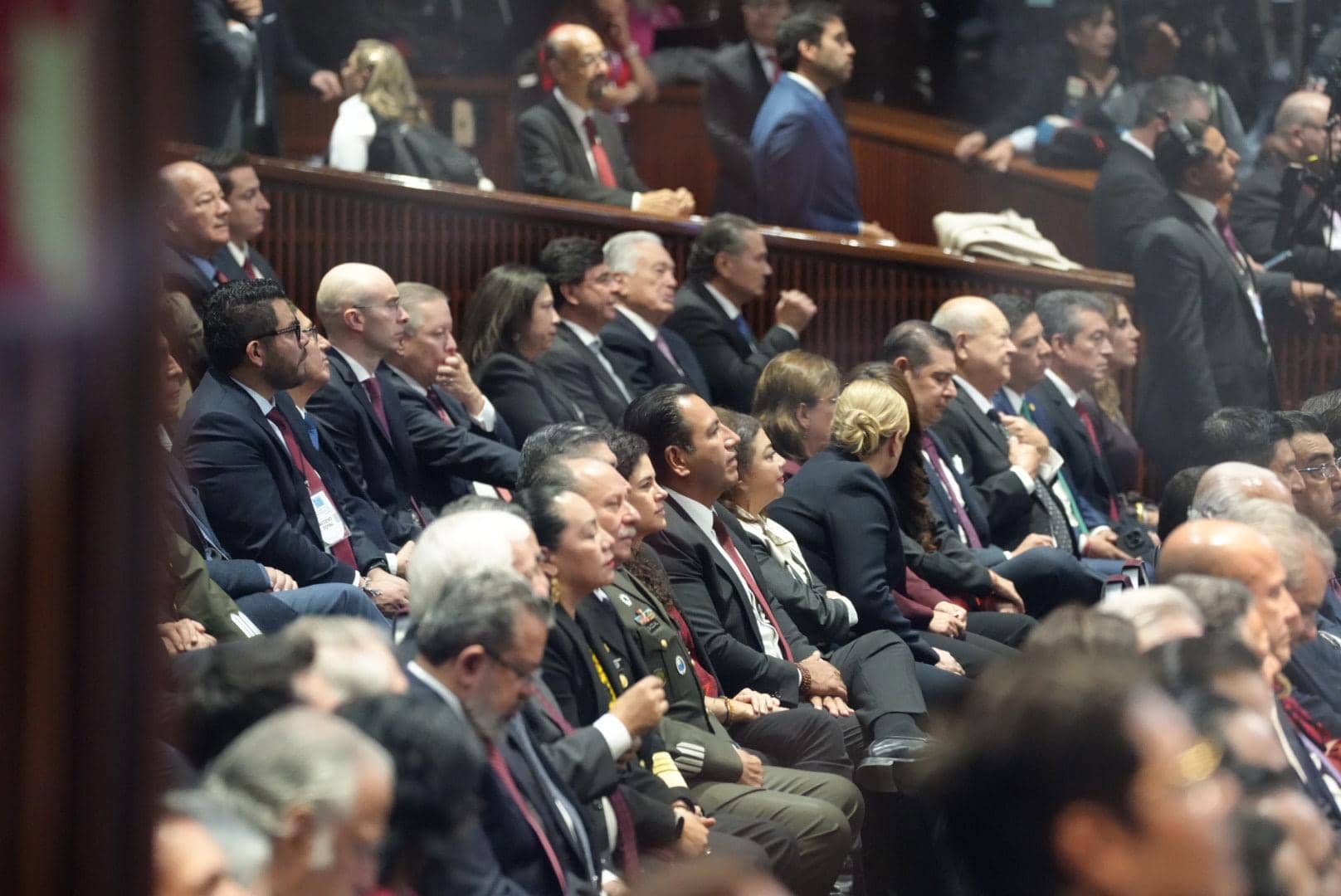 Eduardo Ramírez asiste a la toma de protesta de Claudia Sheinbaum