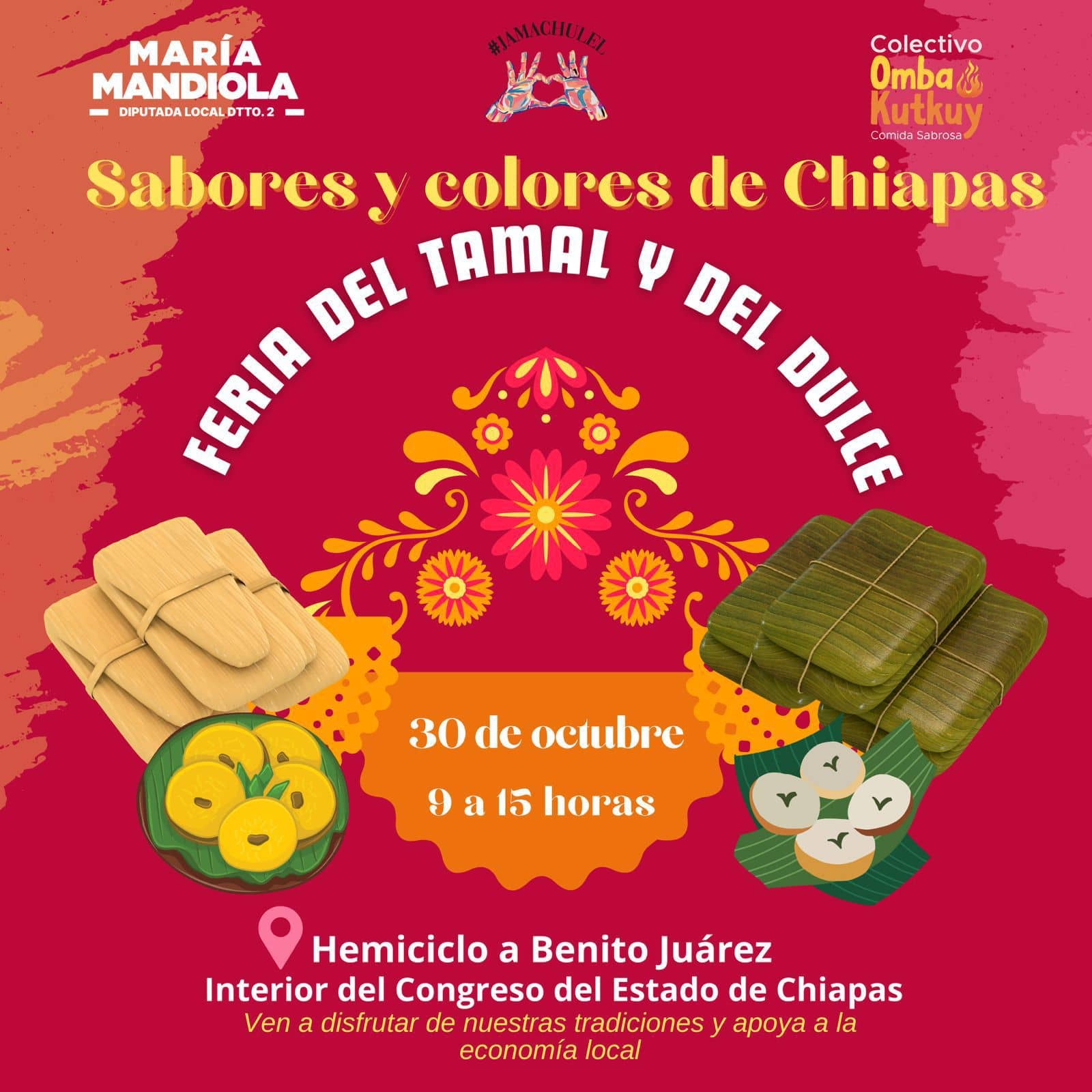 Disfruta la Feria del Tamal y del Dulce