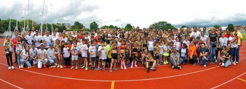 Con gran afluencia se realizó en la pista del Indeporte el Control Físico y Convivencia de Atletismo “Guepardos 2024”