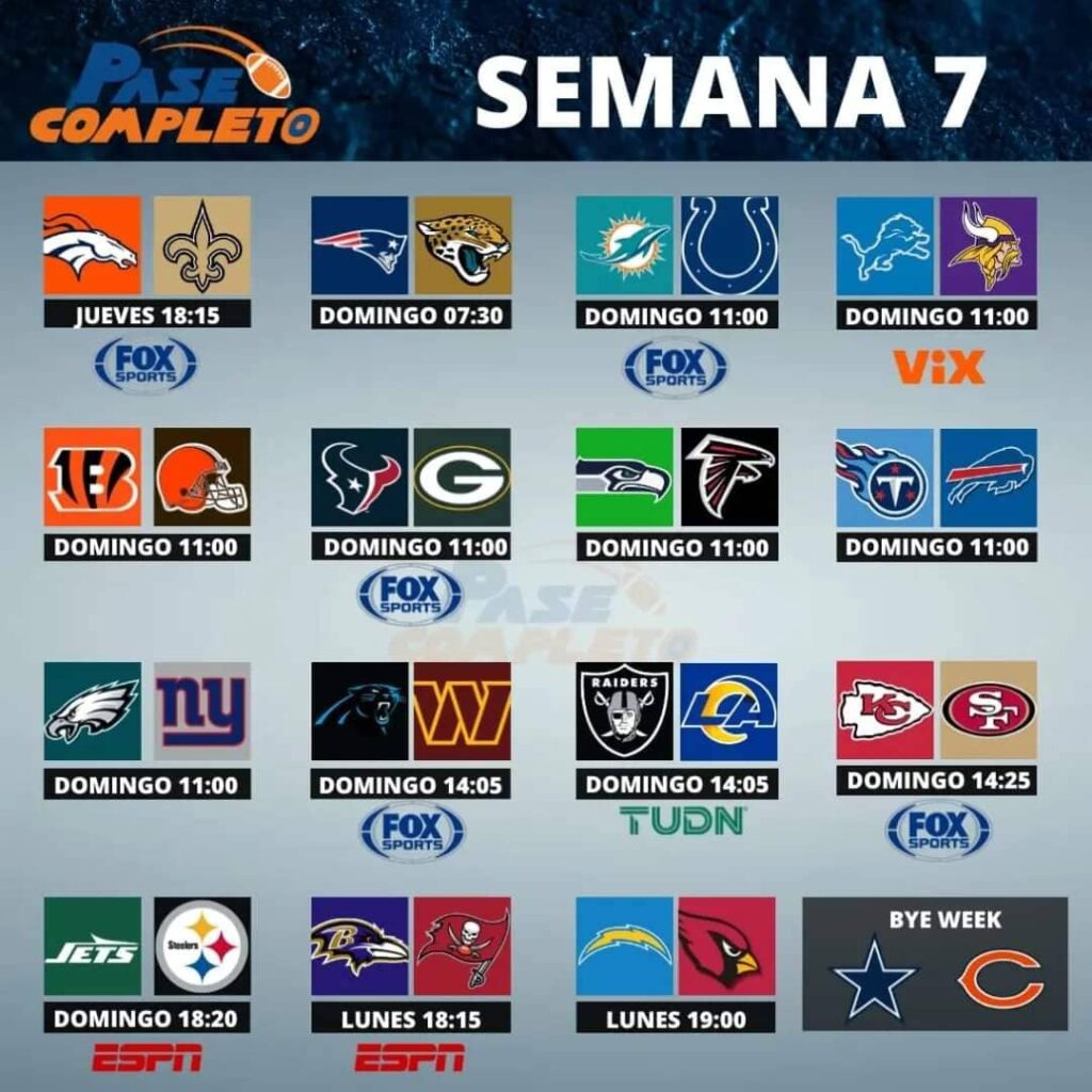 NFL SEMANA 7 1