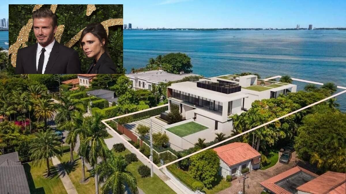 Los Beckham pagan la cifra récord de 66,3 millones de euros por una casa al borde del mar en Miami Beach