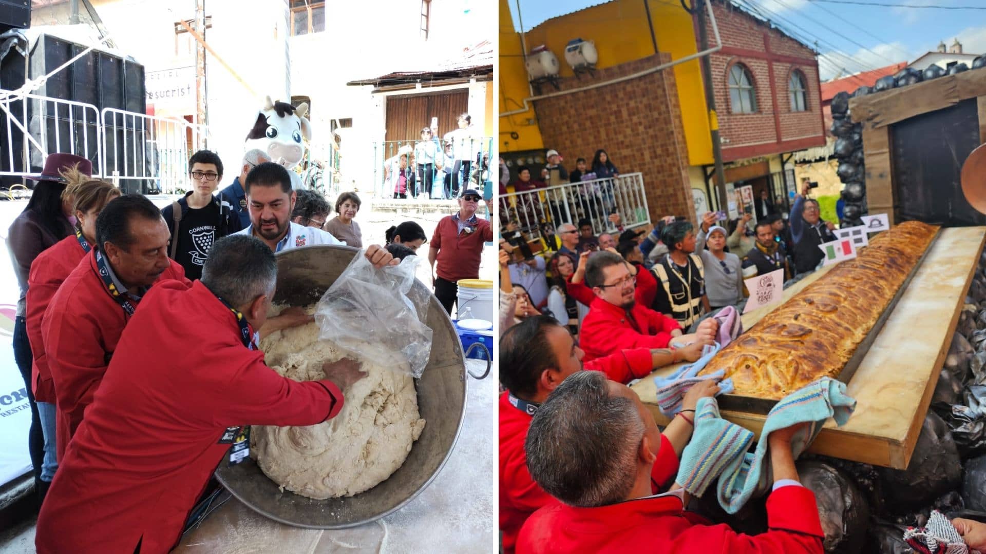 Con paste de más de 4 metros de largo, Hidalgo celebra 200 años de su platillo más emblemático