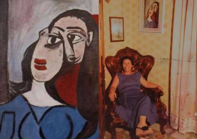 Hombre encuentra horrible pintura entre los trebejos de su casa y resulta ser un Picasso