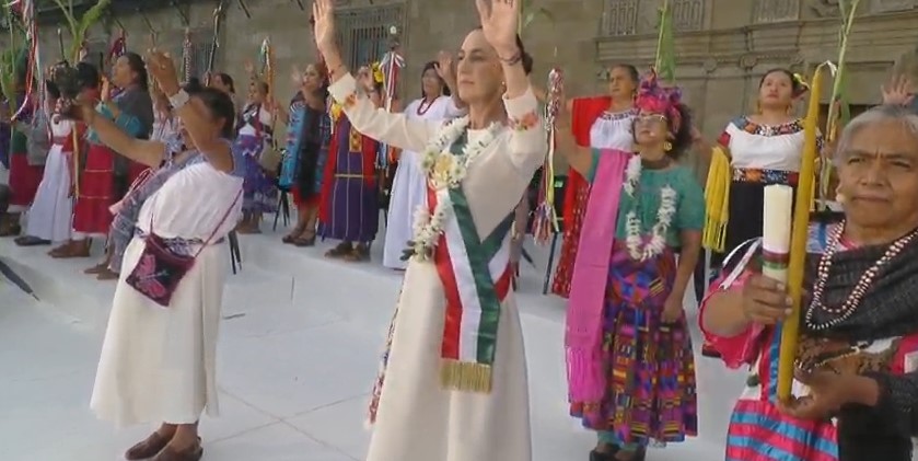 ceremonia de los pueblos indigenas sheinbaum 2