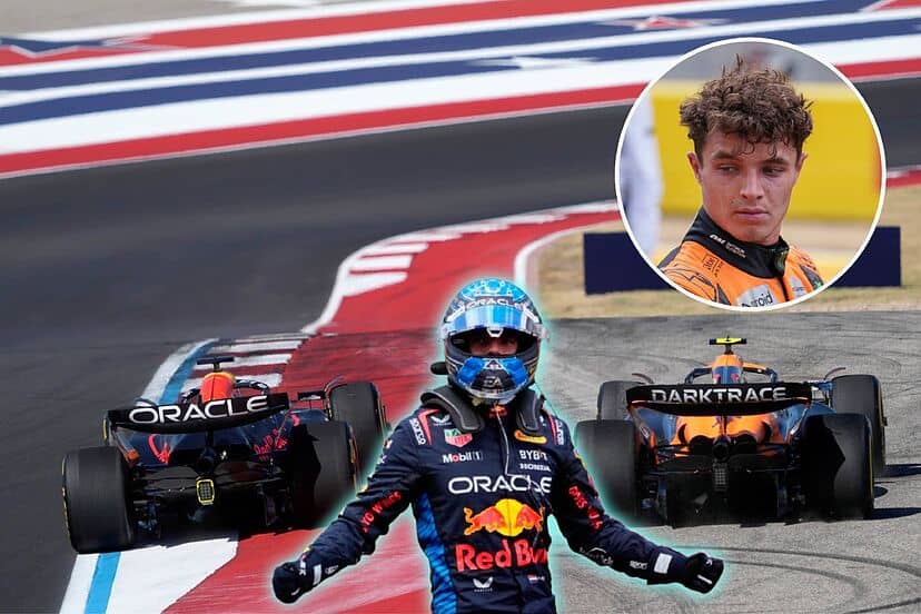 Max Verstappen sin piedad con Lando Norris tras sanción a McLaren