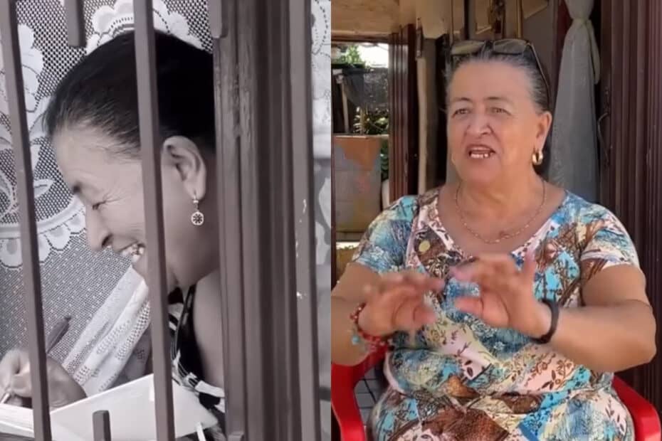 Señora chismosa hace del chisme un negocio en su barrio y ya se compró dos casas