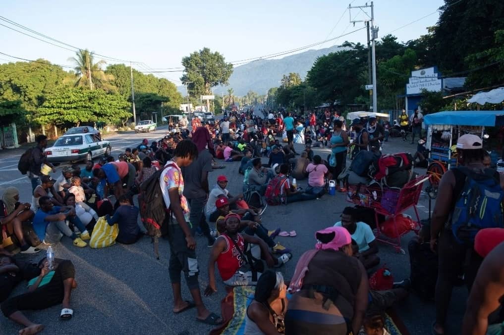 Llega caravana migrante al Istmo; prevén muchas más