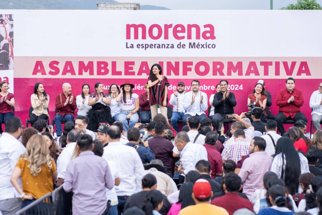 Morena realiza asamblea informativa en Chiapas; llaman a la unidad y a fortalecer el movimiento