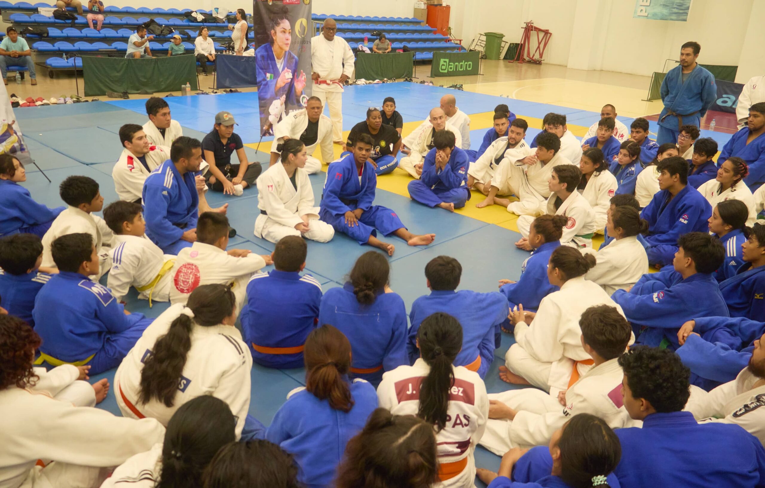 Judocas olímpicas encabezan campamento en el auditorio “Chiapas de Corazón” del Instituto del Deporte