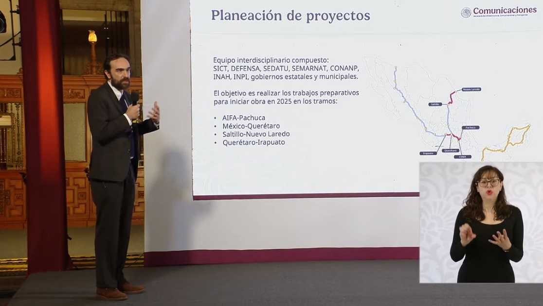 Éstas son las nuevas rutas ferroviarias que se construirán durante el sexenio de Claudia Sheinbaum