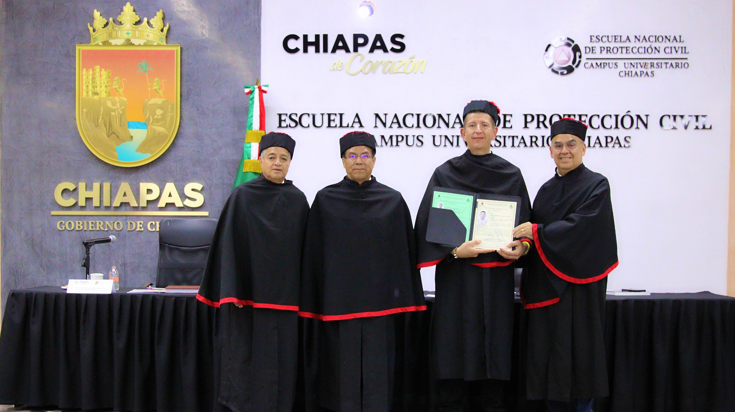 Funcionarios de Nuevo León se profesionalizan en la Escuela Nacional de Protección Civil Campus Universitario Chiapas