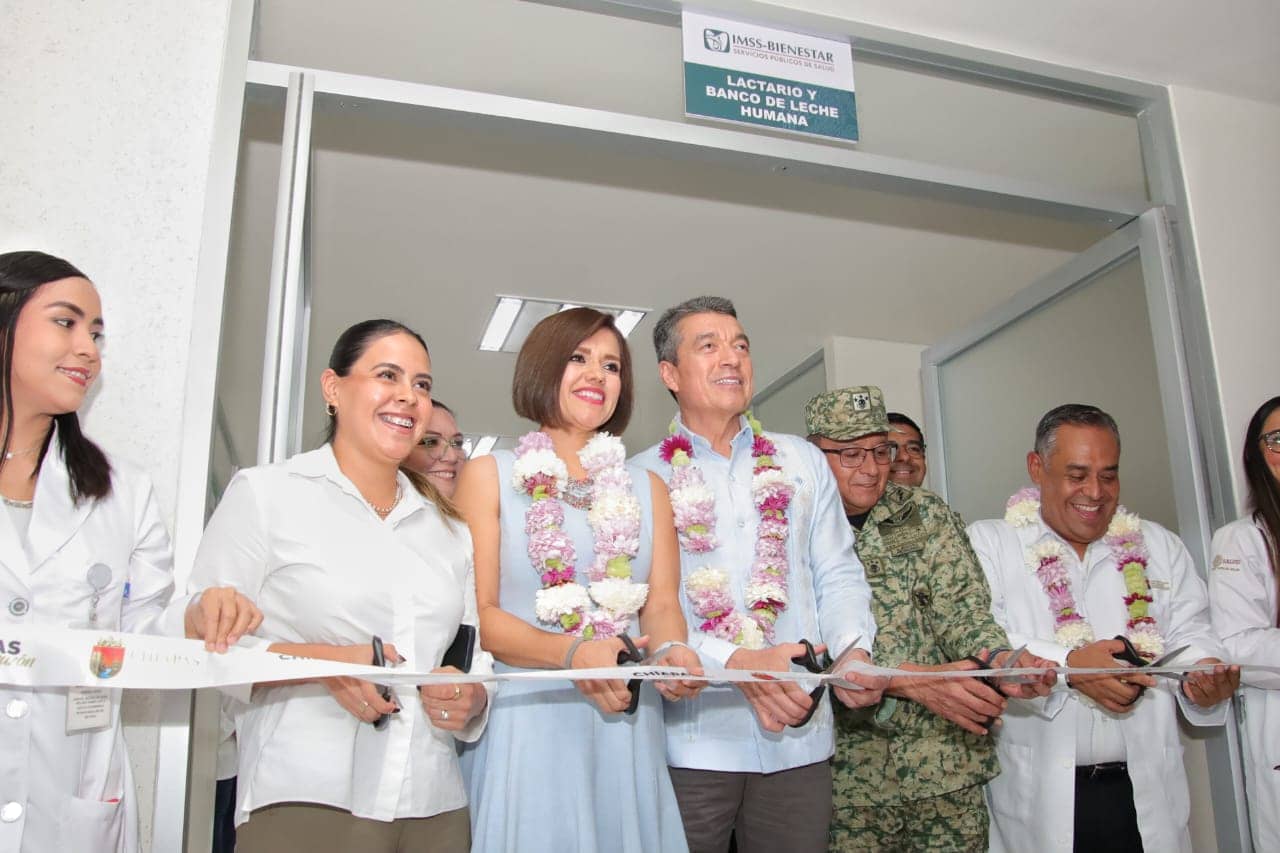 Entrega Rutilio Escandón equipamiento para fortalecer el Banco de Leche Humana del Hospital Regional de Tuxtla