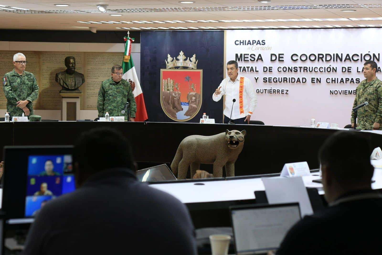 Destaca Rutilio Escandón entrega de obras carreteras, caminos y puentes en el Soconusco y Los Llanos