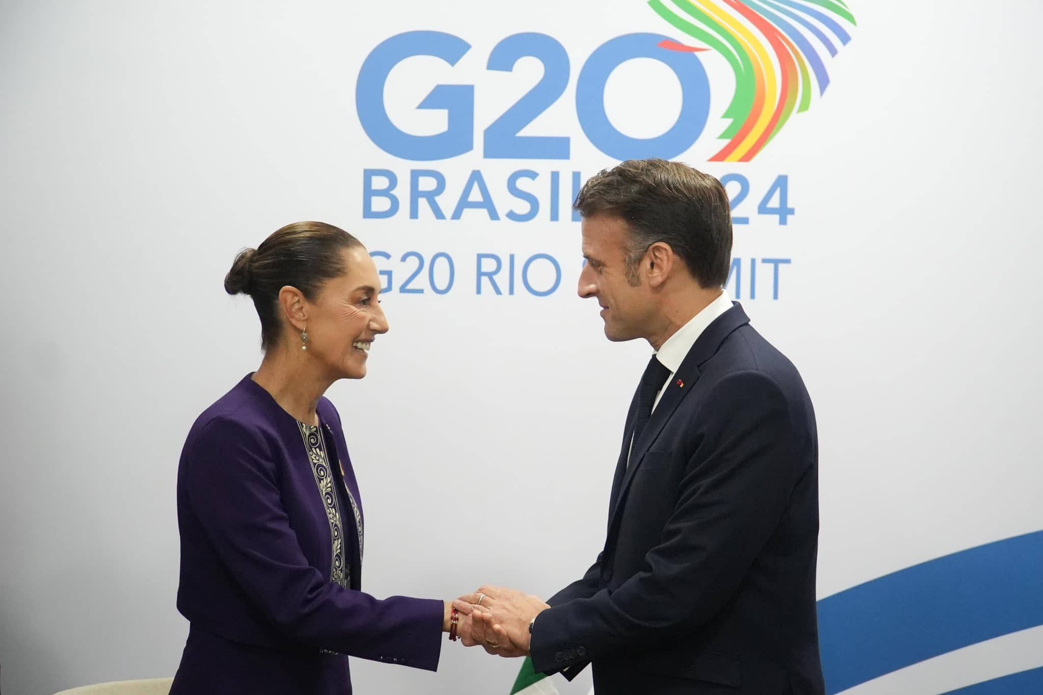 Claudia Sheinbaum estrecha lazos con mandatarios en cumbre del G20