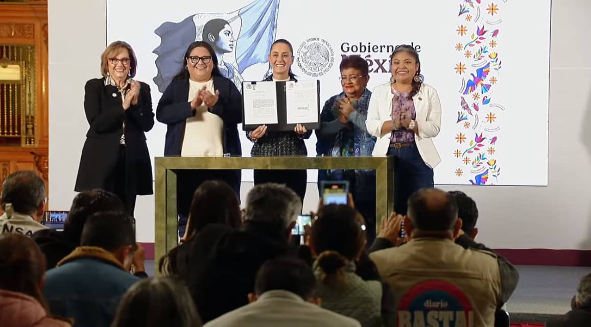 Sheinbaum firma la ‘Reforma de igualdad sustantiva’; se modificarán siete artículos a favor de las mujeres