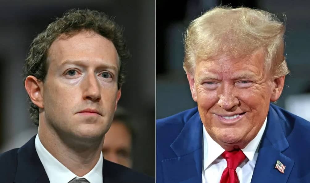 Donald Trump cenó con Mark Zuckerberg en su residencia en Mar-a-Lago