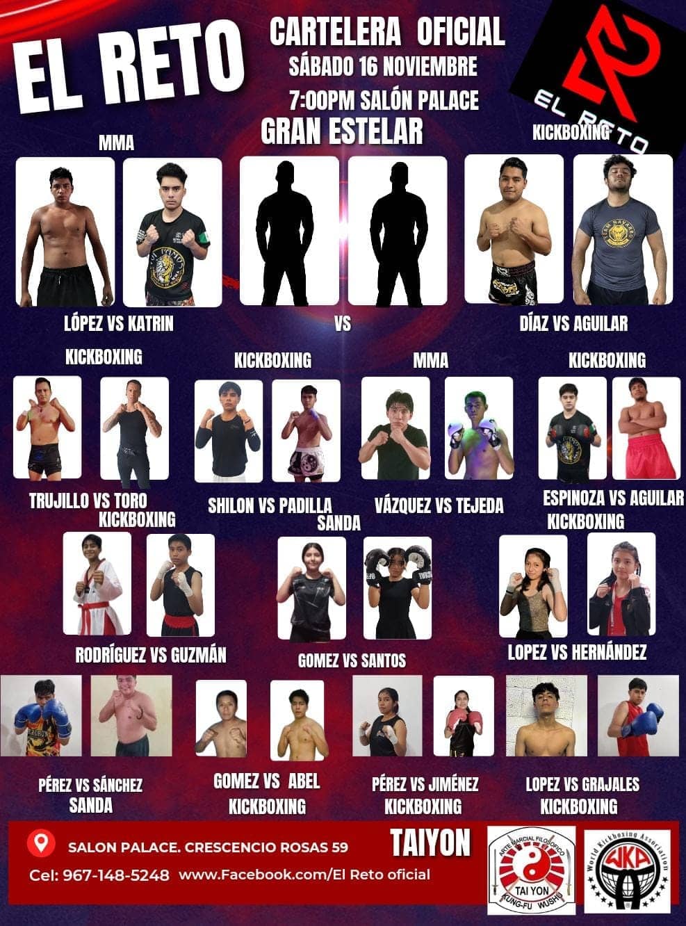 Se realizará la 10ª edición del Campeonato de Artes Marciales “El Reto”