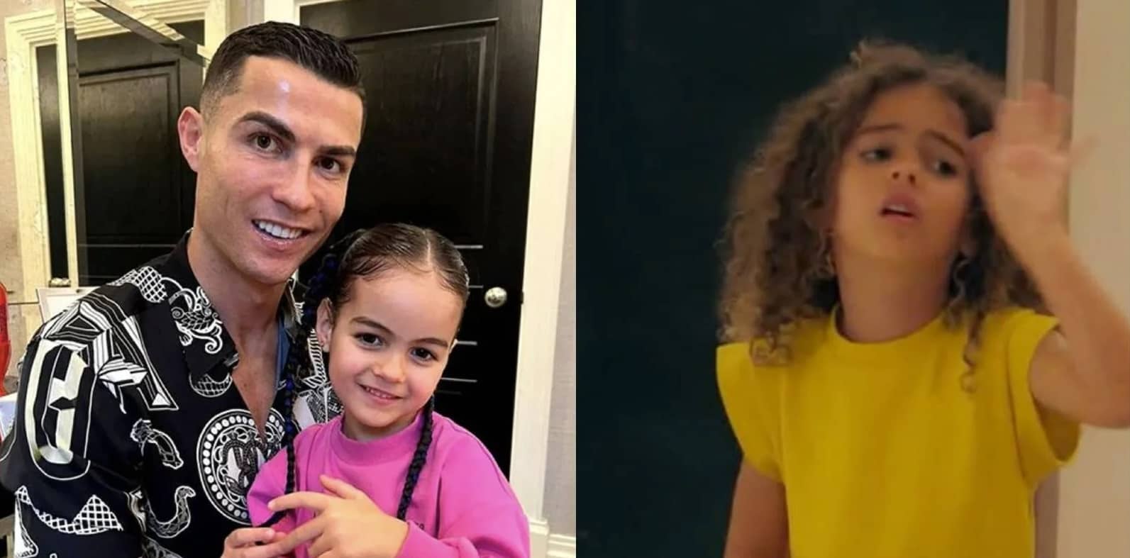 Cristiano Ronaldo demuestra que su hija Alana Martina es idéntica a él