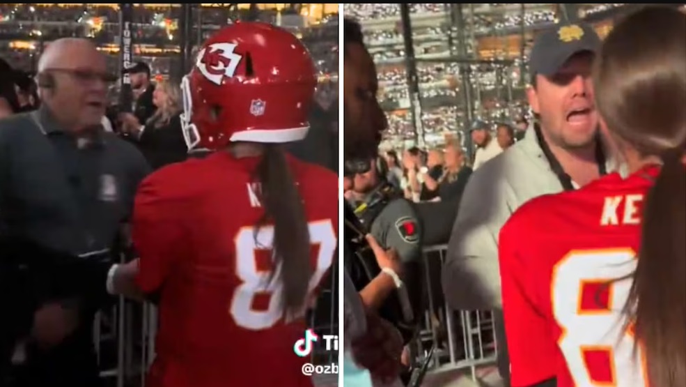 El hermano de Taylor Swift evitó que expulsaran de un concierto a una fanática que se había disfrazado de Travis Kelce