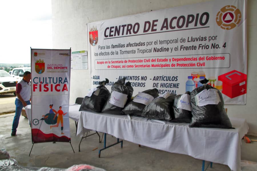 Indeporte se suma al apoyo humanitario para las personas afectadas por las lluvias torrenciales