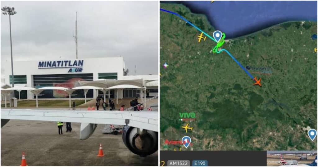 Por intensa bruma no pudo aterrizar avión en el aeropuerto de Minatitlán, lo hizo en Chiapas