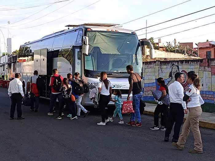 Desmantela el INM caravana migrante