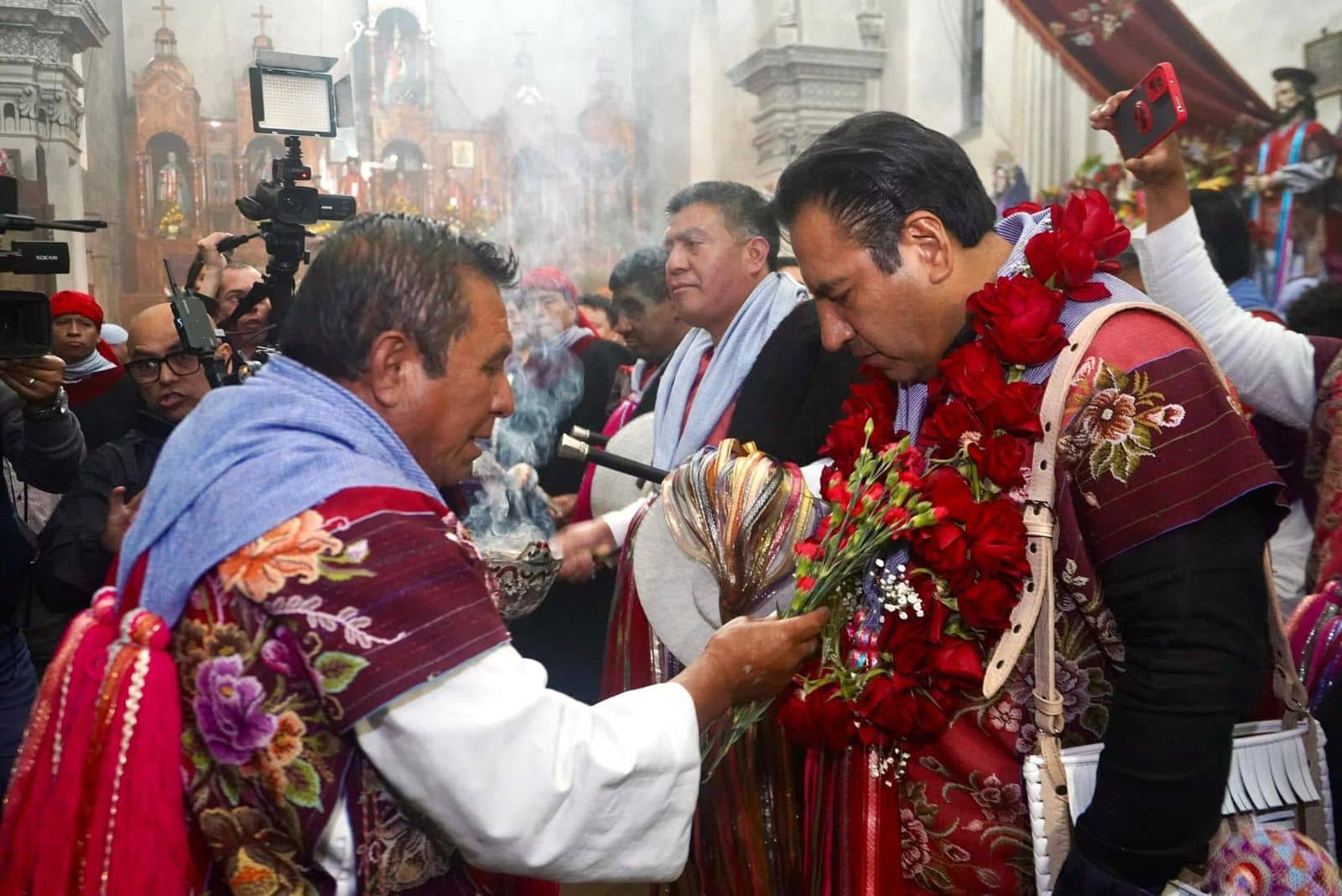 En ceremonia tradicional, Eduardo Ramírez recibe la bendición para dirigir su gobierno con firmeza, certeza y sabiduría