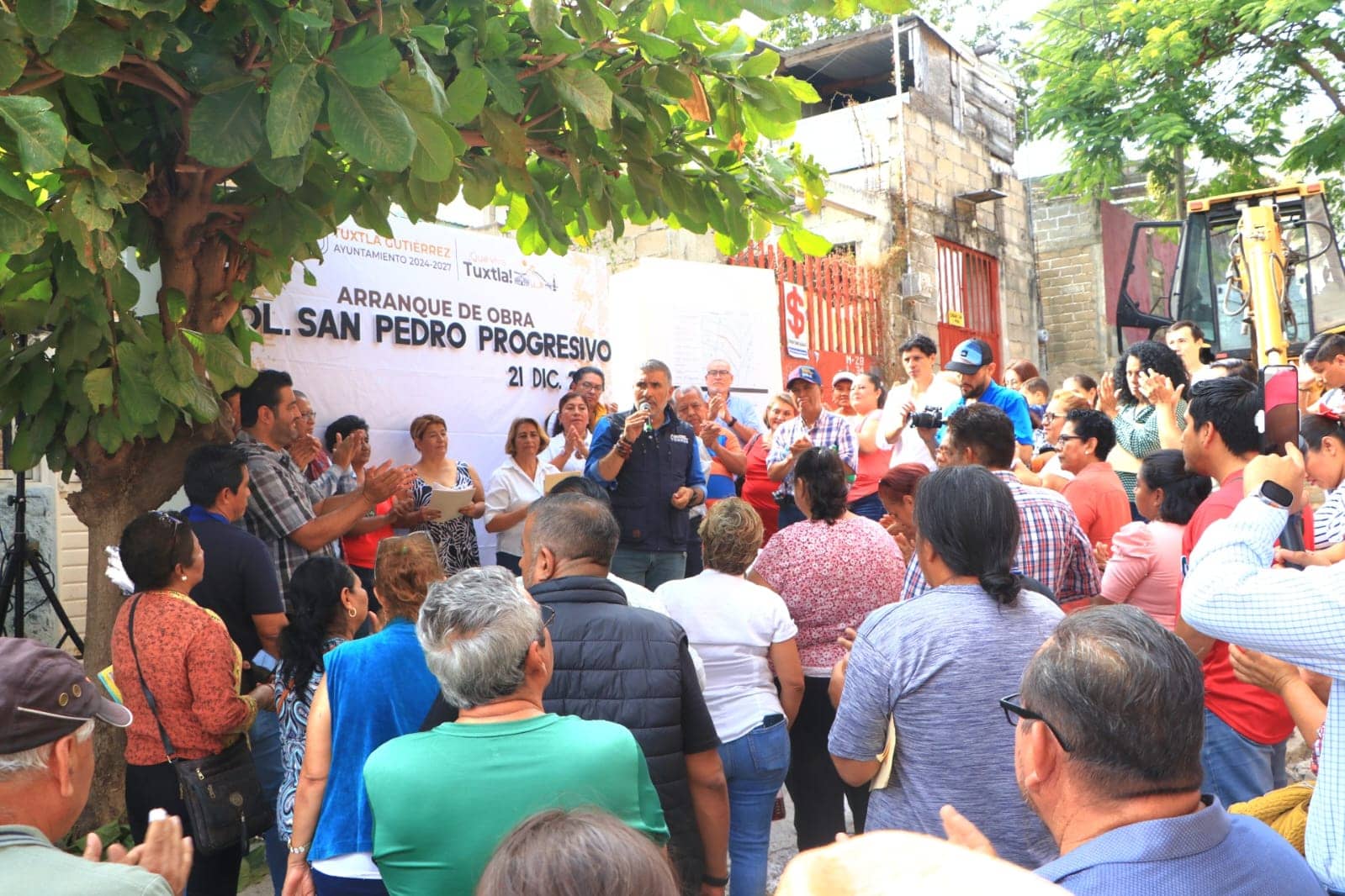 Arrancamos otra calle en San Pedro Progresivo: Angel Torres