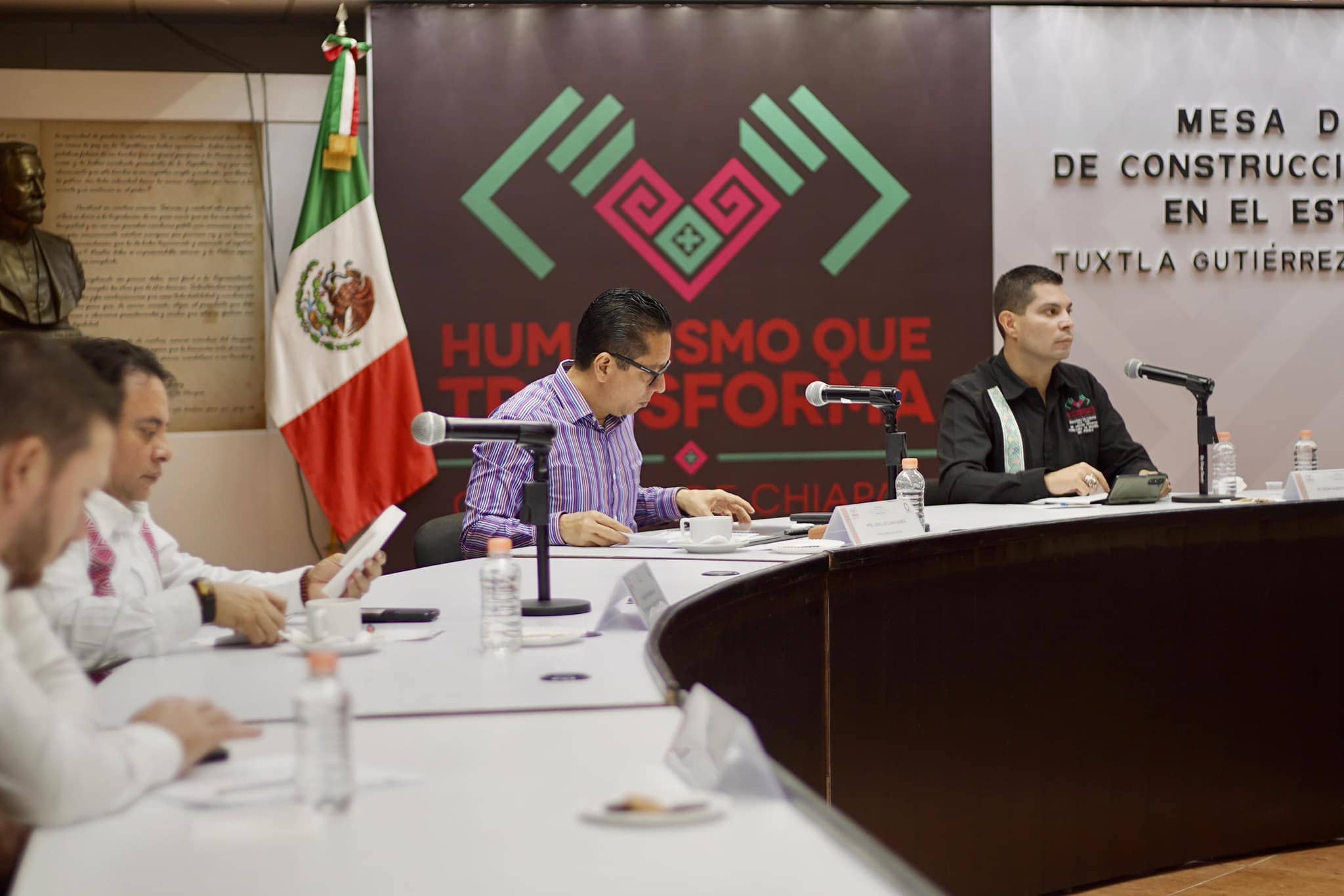 FGE participa en la Mesa de Coordinación de Paz y Seguridad en el estado de Chiapas