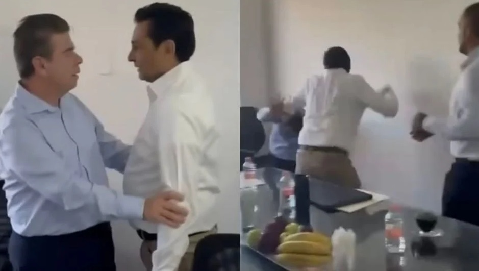 ¡Se están peleando! Captan golpiza entre diputados de la 4T en Chiapas