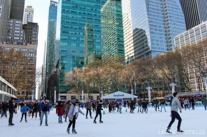 ¿Cuánto cuesta patinar en la pista de hielo de Central Park?