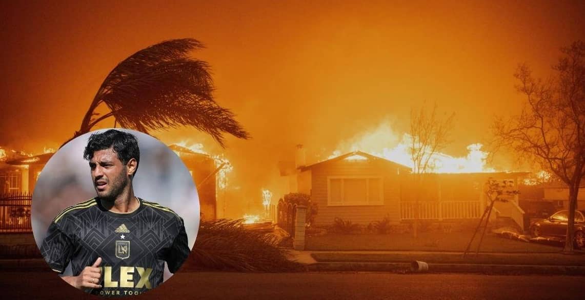 Carlos Vela pierde su casa en California por incendios; su esposa compartió la triste noticia