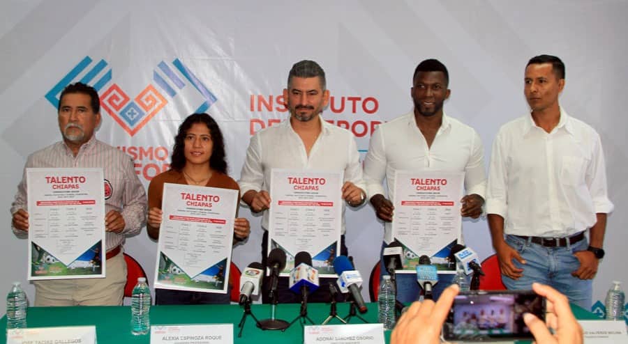 Instituto del Deporte pone en marcha “Talento Chiapas”