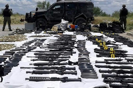 Estados Unidos: 82% de armas traficadas van a territorios del Cártel de Sinaloa o CJNG