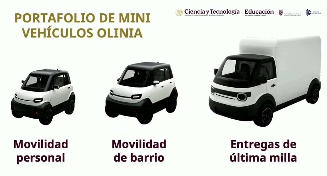 México presenta Olinia, la primera armadora mexicana de mini vehículos eléctricos