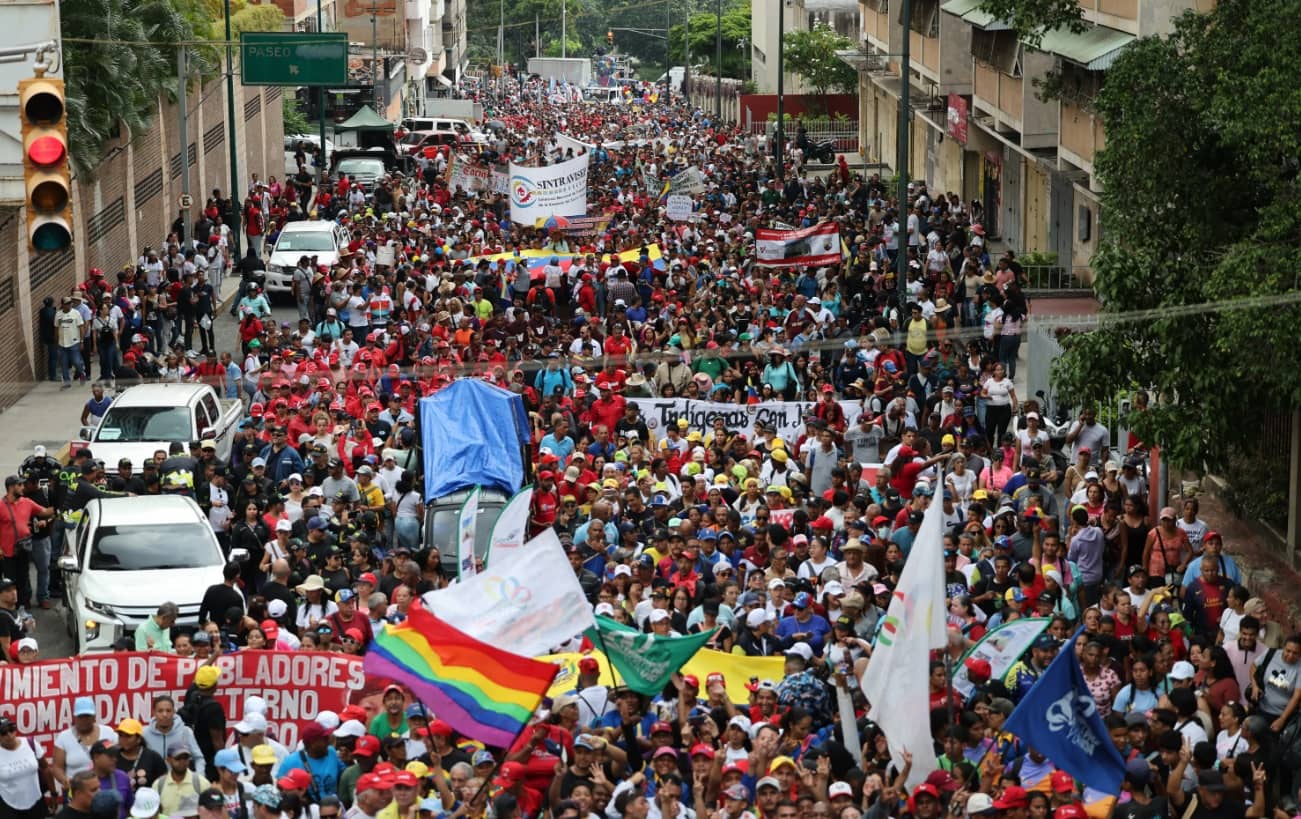 Protestas en Venezuela ante asunción de Maduro