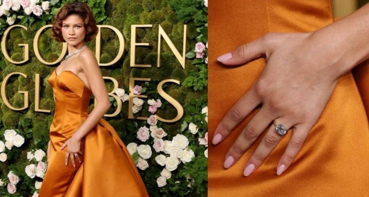 Zendaya desata rumores de compromiso con Tom Holland tras los Globos de Oro por un lujoso anillo