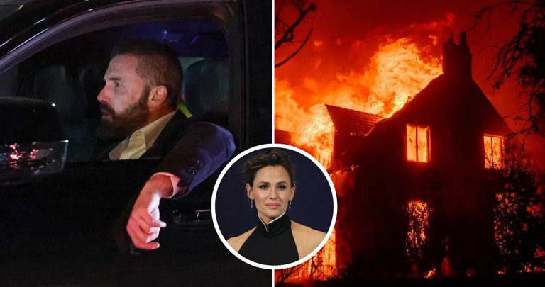 Ben Affleck evacuado de su mansión por los incendios en Los Ángeles: se fue a la casa de su ex